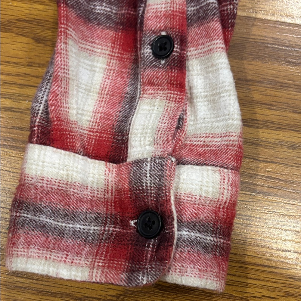 Lucky Brand Men's Red and White Checkered Shirt - Picture 4 of 4